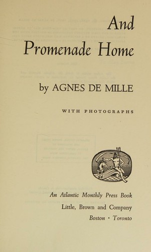Cover for And promenade home