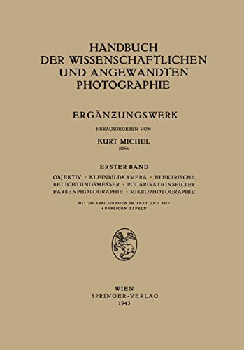Cover for Objektiv · Kleinbildkamera · Elektrische Belichtungsmesser · Polarisationsfilter Farbenphotographie · Mikrophotographie