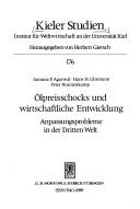 Cover for Ölpreisschocks und wirtschaftliche Entwicklung