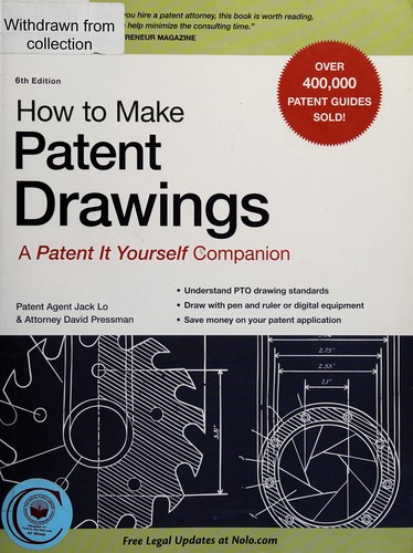 Cover for How to make patent drawings