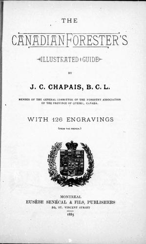 Cover for The Canadian forester's illustrated guide
