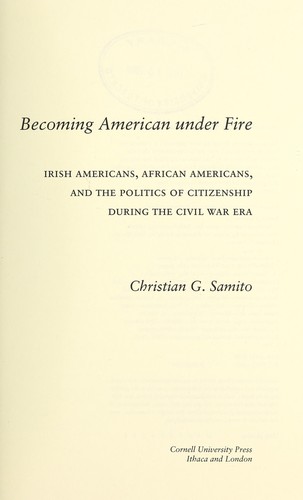 Cover for Becoming American under fire