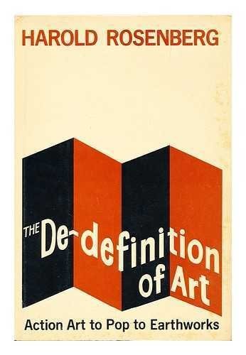 Cover for The de-definition of art