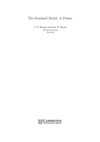 Cover for The standard model