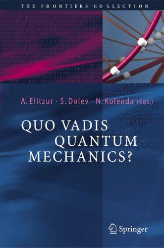 Cover for Quo vadis quantum mechanics?