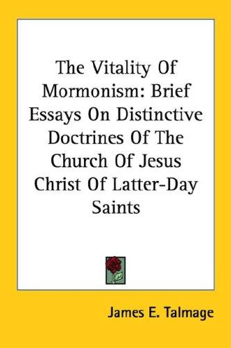 Cover for The Vitality Of Mormonism