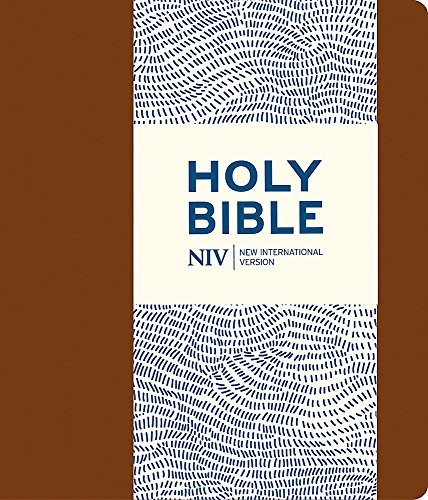Cover for NIV Journalling Brown Imitation Leather Bible with Clasp