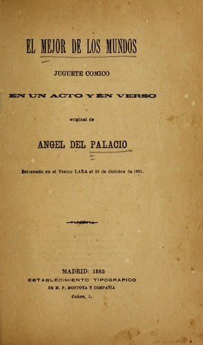 Cover for El mejor de los mundos