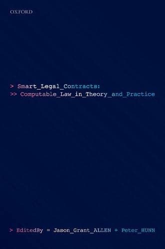 Cover for Smart Legal Contracts