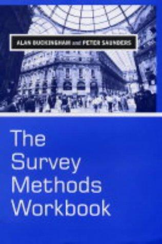 Cover for The Survey Methods Workbook