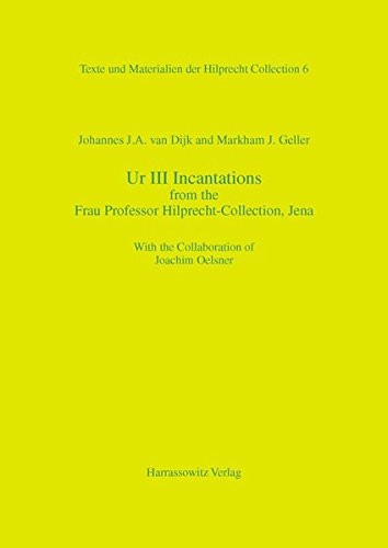 Cover for Ur III incantations from the Frau Professor Hilprecht-Collection, Jena
