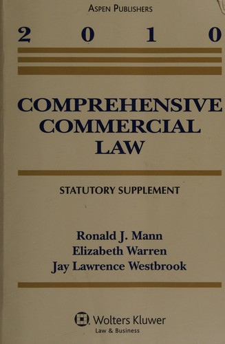Cover for Comprehensive commercial law