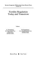 Cover for Fertility regulation today and tomorrow