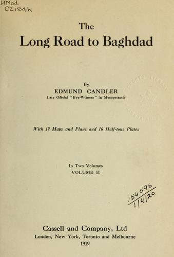 Cover for The long road to Baghdad