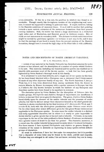 Cover for Notes and descriptions of North American Tabanidæ
