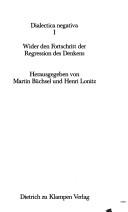 Cover for Wider den Fortschritt der Regression des Denkens