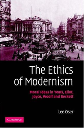 Cover for The Ethics of Modernism