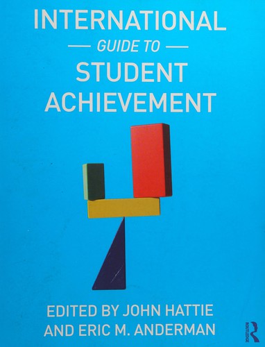 Cover for International guide to student achievement