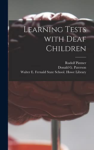 Cover for Learning Tests With Deaf Children