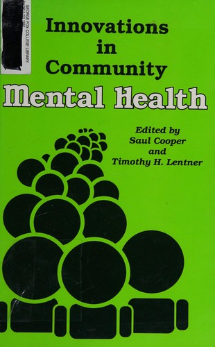 Cover for Innovations in community mental health