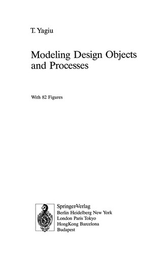 Cover for Modeling Design Objects and Processes