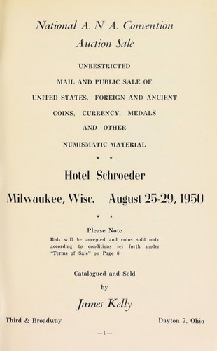 Cover for Auction catalogue