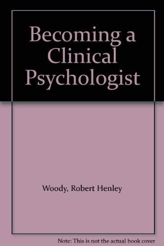 Cover for Becoming a clinical psychologist