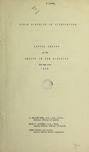 Cover for [Report 1958]