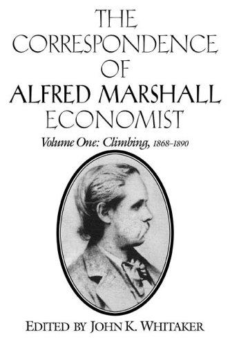 Cover for The Correspondence of Alfred Marshall, Economist