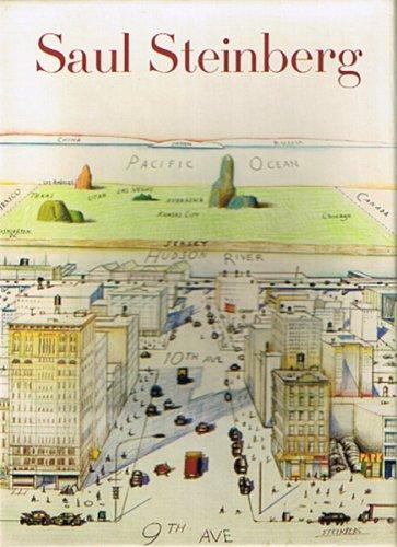 Cover for Saul Steinberg. Box of 25 Postcards