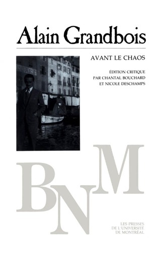 Cover for Avant le chaos et autres nouvelles
