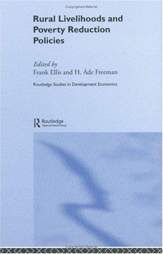 Cover for Rural livelihoods and poverty reduction policies