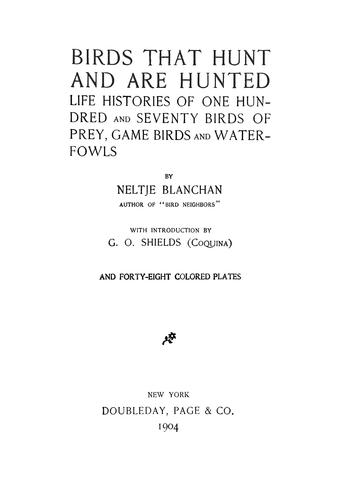 Cover for Birds that hunt and are hunted