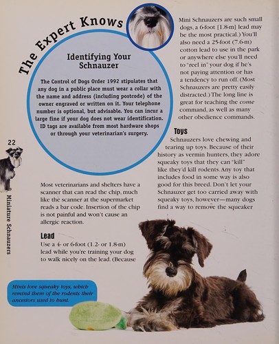 Cover for Miniature schnauzer
