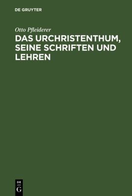 Cover for Urchristenthum