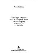 Cover for Fielding's Tom Jones and the European novel since antiquity
