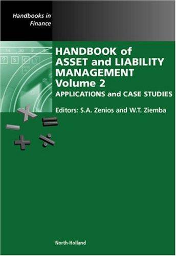Cover for Handbook of Asset and Liability Management, Volume 2