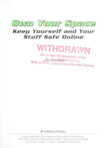 Cover for Own your space