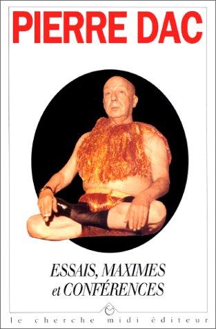 Cover for Essais, maximes et conférences