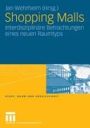 Cover for Shopping Malls