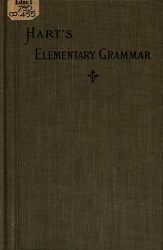 Cover for An Elementary Grammar of the English Language: With an Analysis of the Sentence