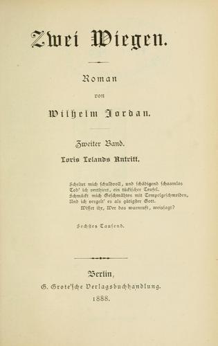 Cover for Zwei Wiegen