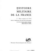 Cover for Histoire militaire de la France