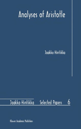 Cover for Analyses of Aristotle