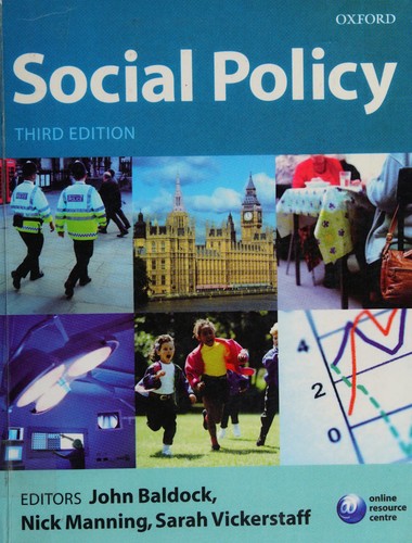 Cover for Social policy.