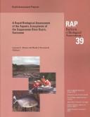 Cover for A Rapid Biological Assessment of the Aquatic Ecosystems of the Coppename River Basin, Suriname