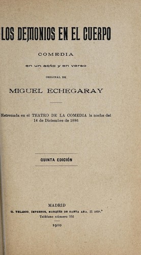Cover for Los demonios en el cuerpo