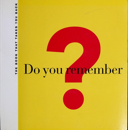 Cover for Do You Remember (Hallmark Edition)