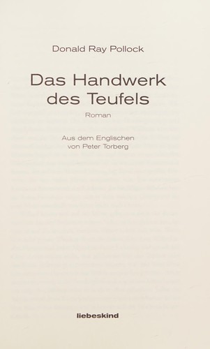 Cover for Das Handwerk des Teufels