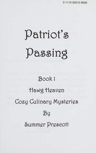 Cover for Patriot's passing